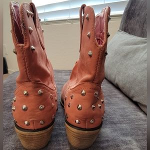 Studded cowboy boots